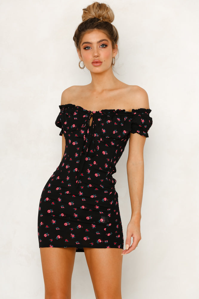 La Paloma Dress Black