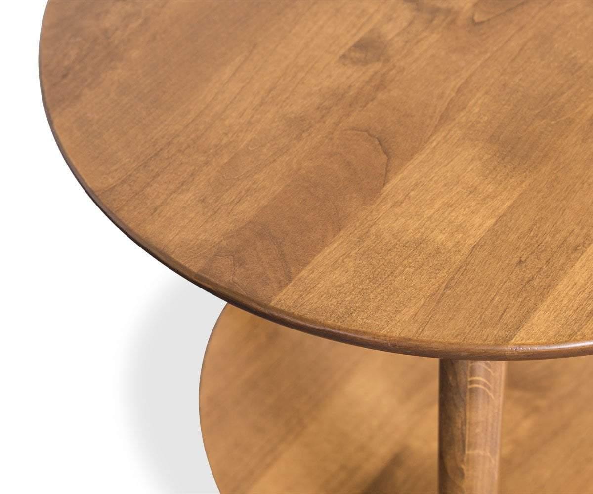 Wood Castle Tibro End Table Round