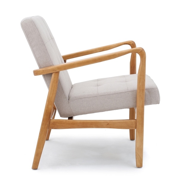 Brayden Mid-Century Fabric Club Chair by Christopher Knight Home