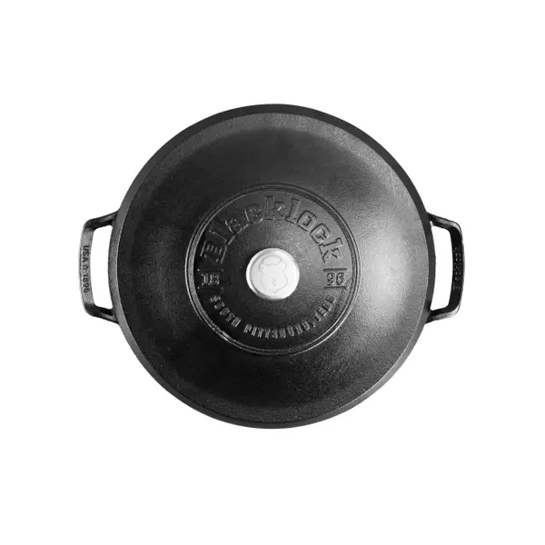 Lodge 4 Quart Blacklock Triple Seasoned Cast Iron Braiser With Lid