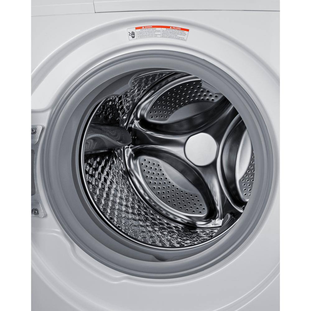 Summit Appliance 2.7 cu. ft. 115-Volt 24 in. Front Load Washer in White ENERGY STAR LW2427