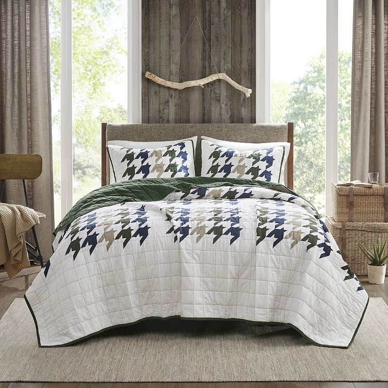 Woolrich Hudson Oversized Cotton Quilt Set With Shams