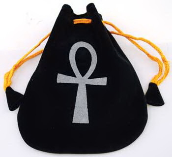 AzureGreen RVBA Ankh Velveteen Bag 5