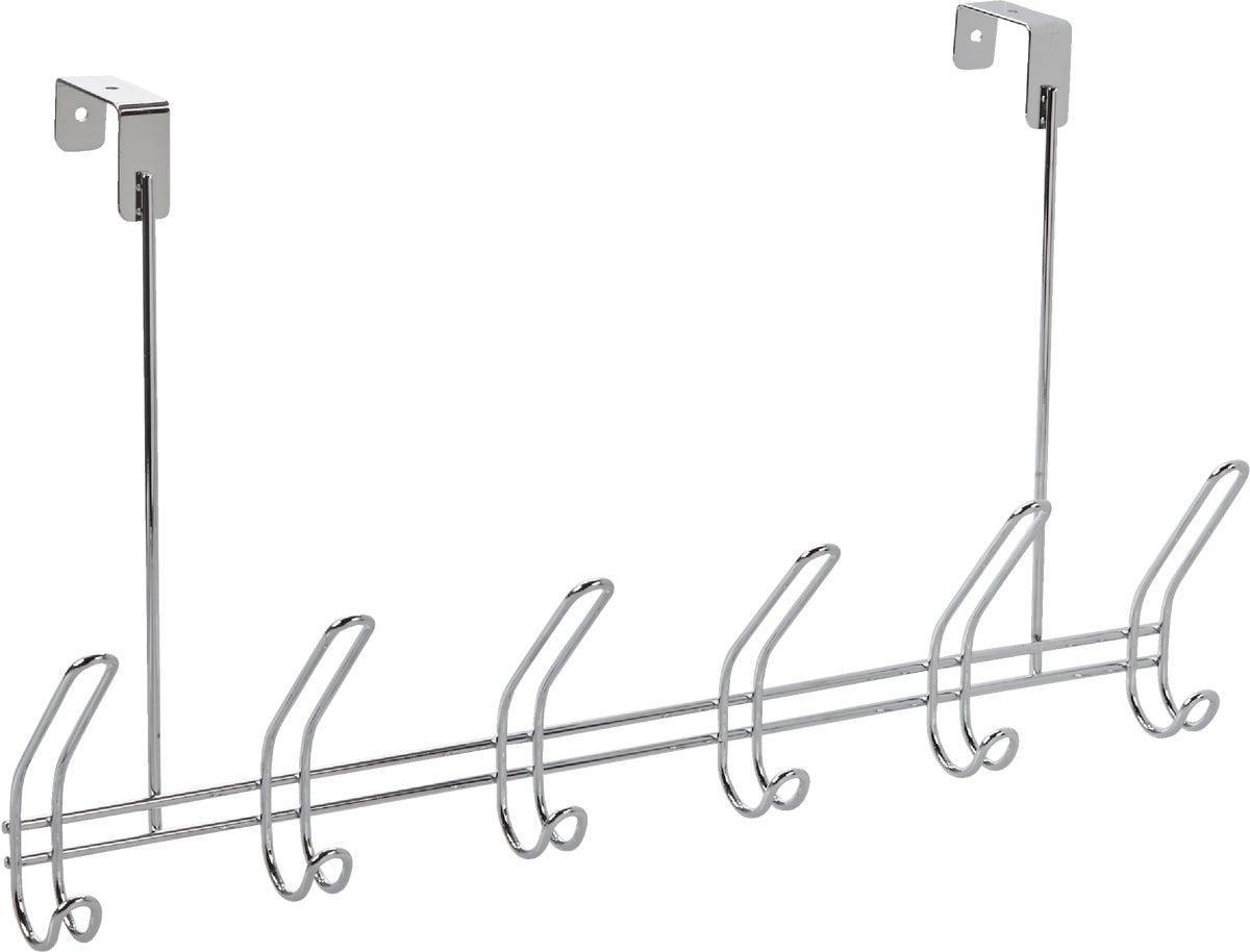 iDesign Classico Over-The-Door Hook Rail Chrome