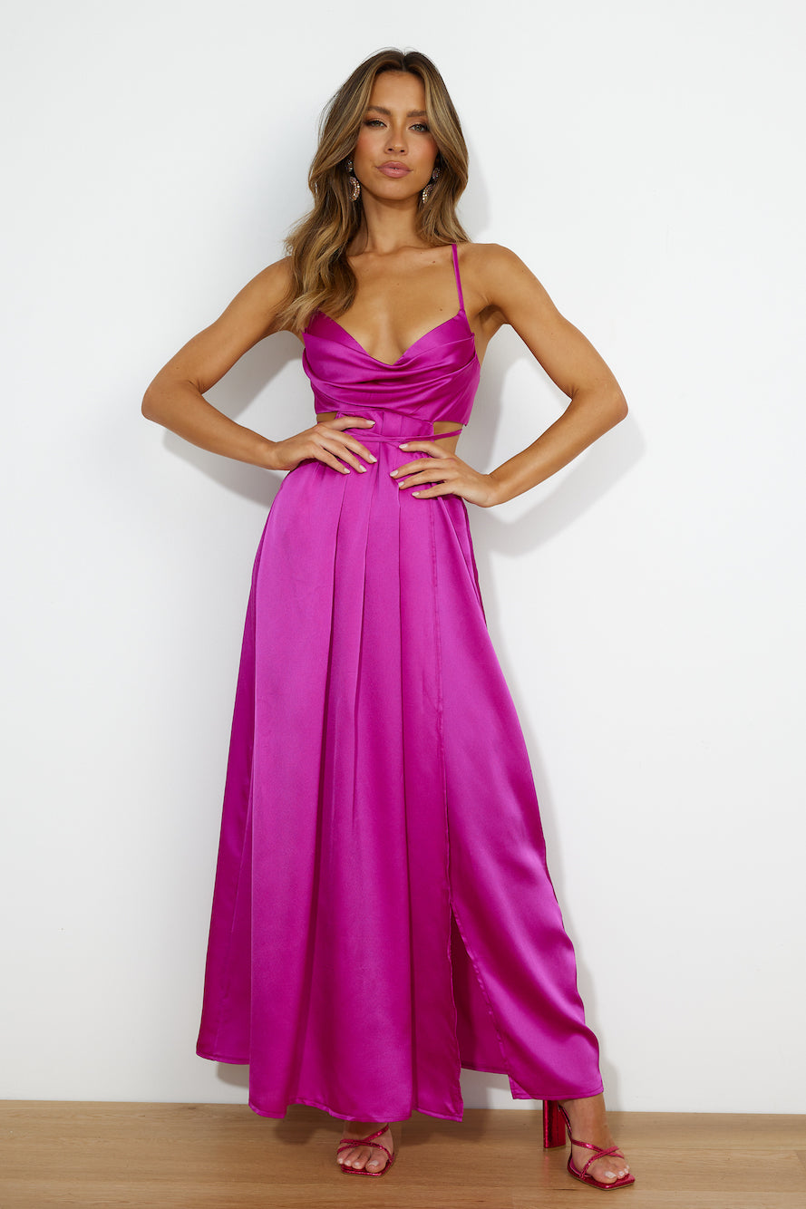 Early Mornings Maxi Dress Purple