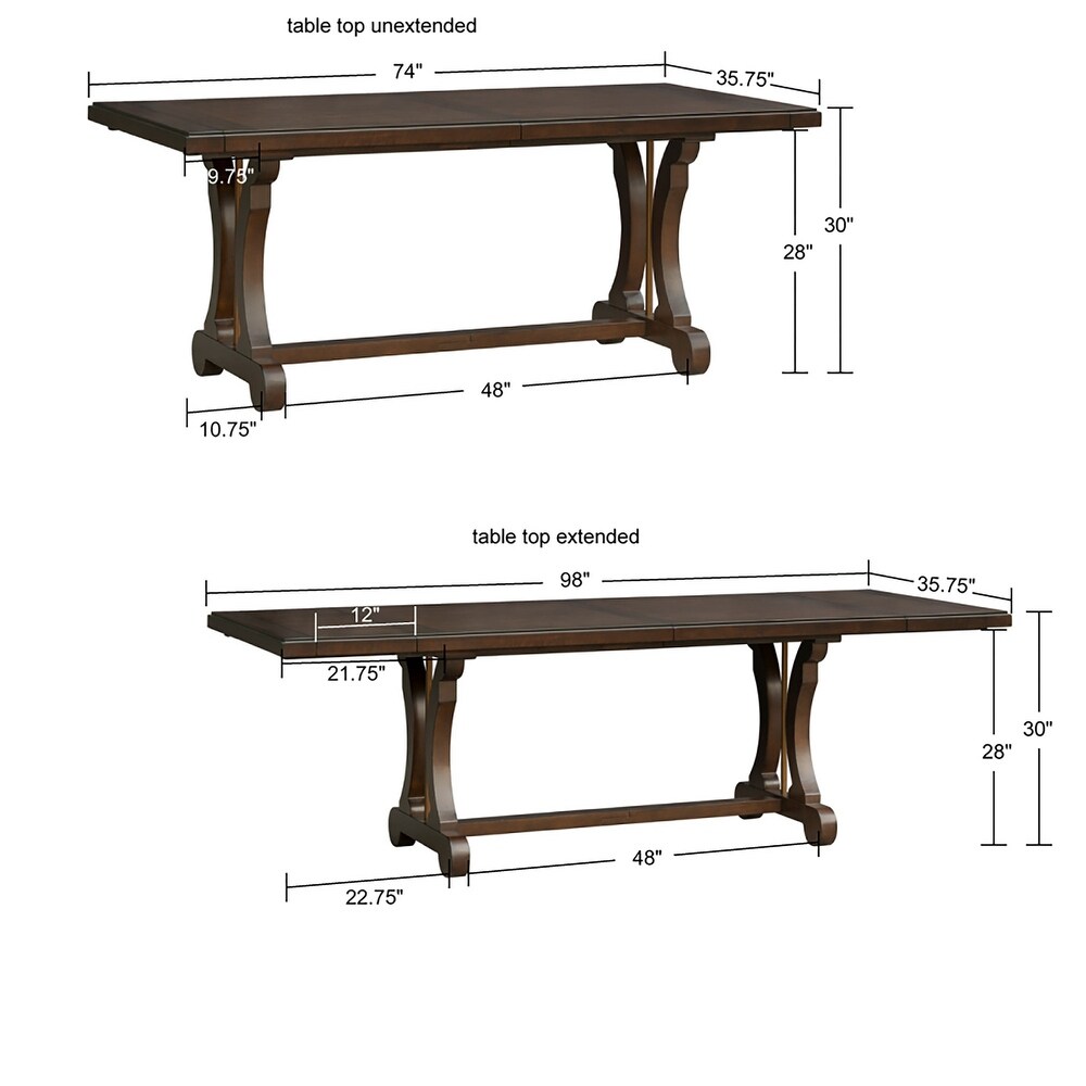 Madison Park Garett Rectangle Extension Dining Table