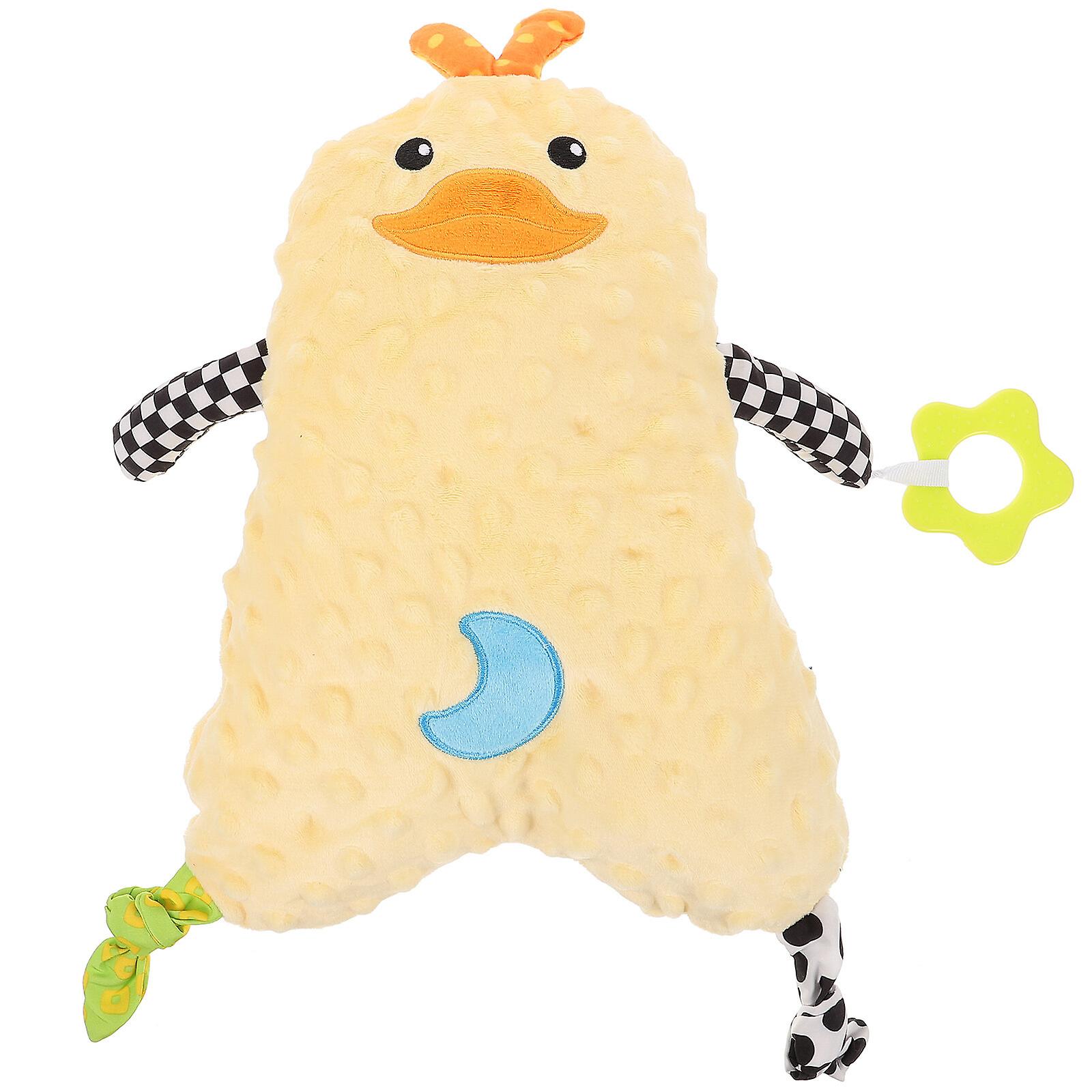 Baby Security Blanket Infant Duck Snuggle Blanket Newborn Plush Towel Toy Cartoon Plush Toy