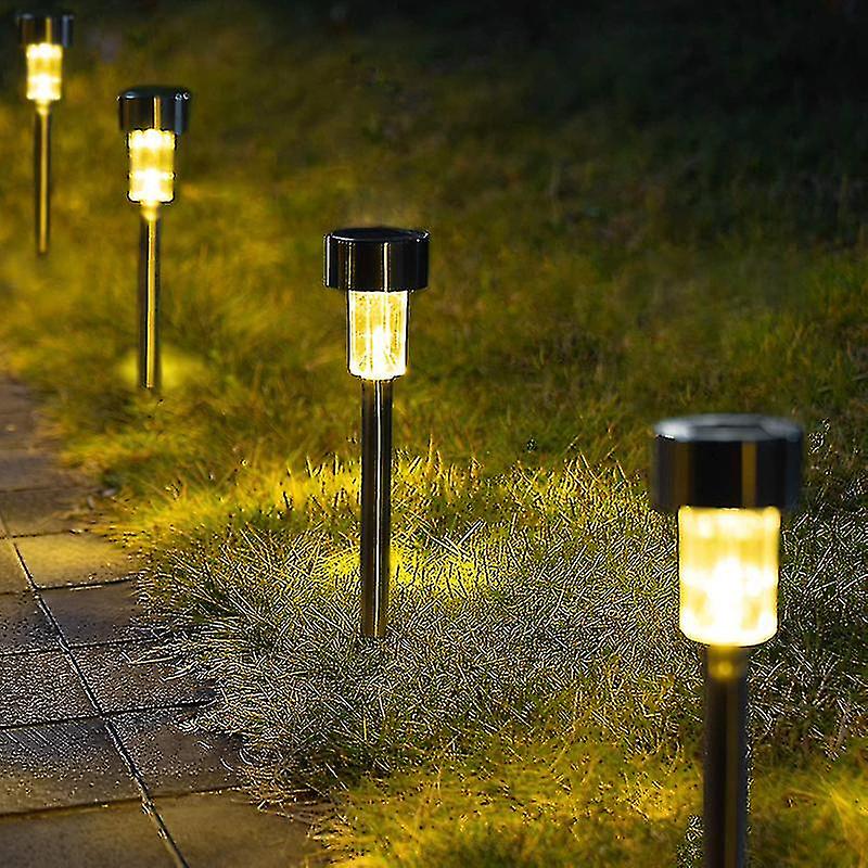 12pack Solar Garden Light Outdoor Solar Powered Lanter Waterproof Landscape Lighting For Pathway Patio Yard Lawn Decoration