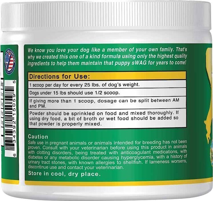 Infinite Pet Life All-Natural Hip and Joint Powder Dog Supplement