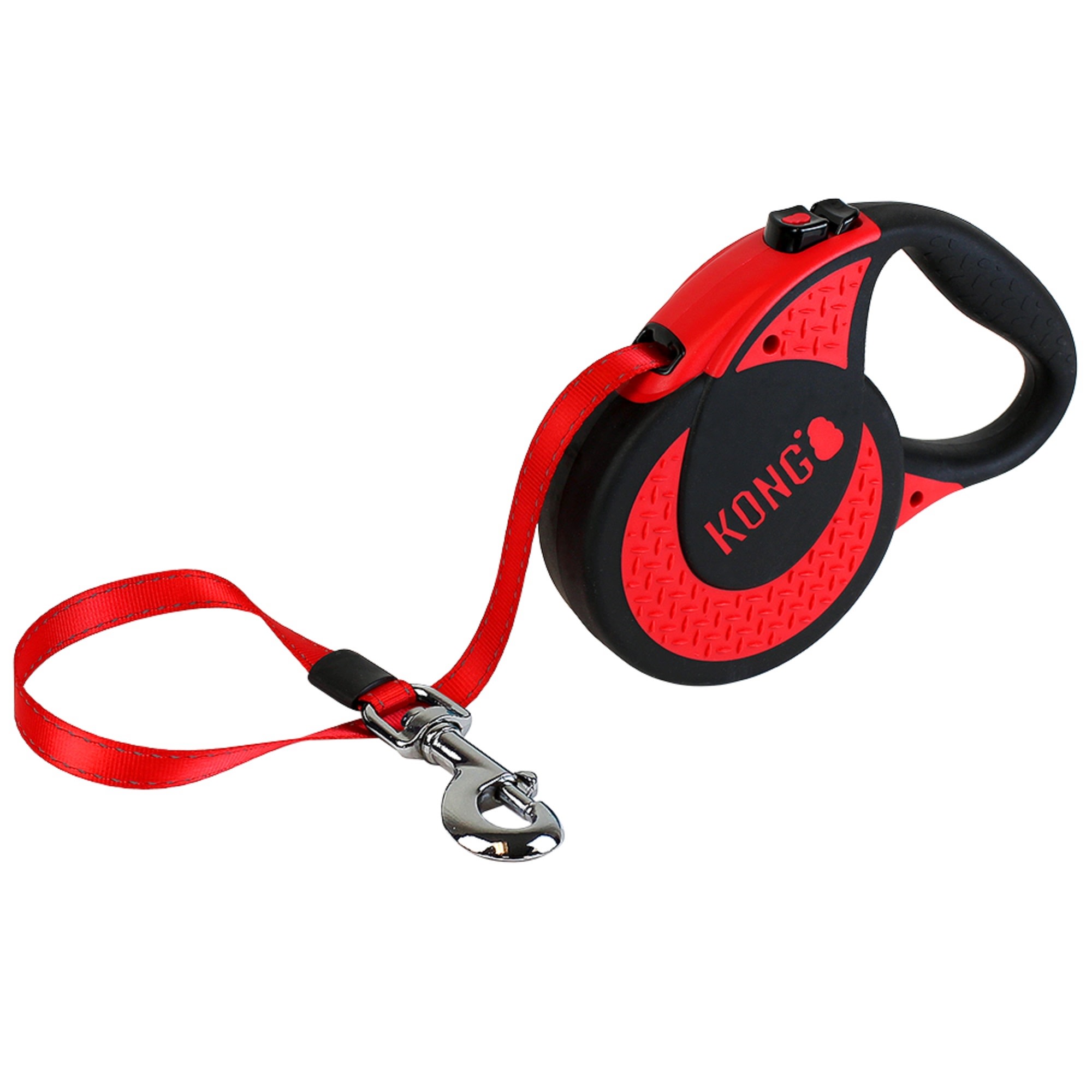 KONG Red Ultimate Retractable Dog Leash for Dogs Up To 150 lbs.， 16 ft.