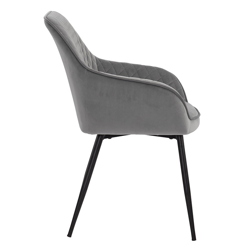 HAKON Dining Chair -  Grey & Black