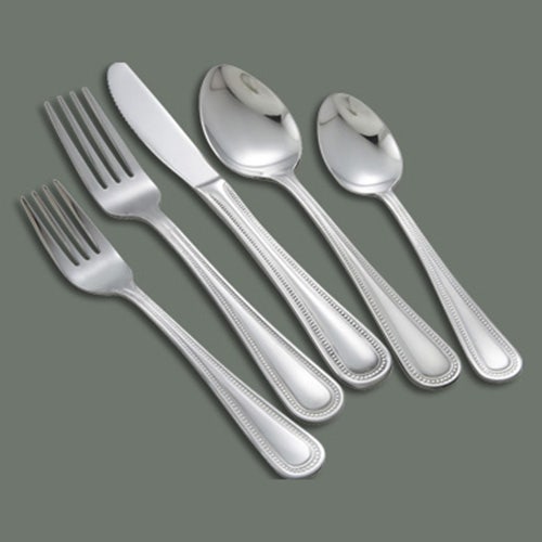 Value Series Economy Dot Pattern Dinner Fork， 1 Dozen