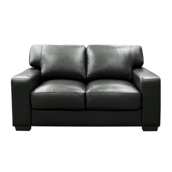 Bordeaux Leather Match Sofa，Loveseat，Armchair and Ottoman