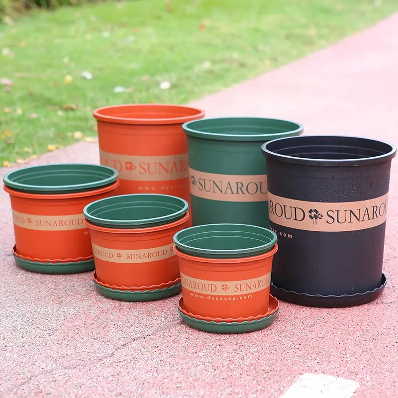 Wholesale 0.5 1 2  3 5 gallon flower pots   planters high quality for garden supplies flower pot decorate the nursery