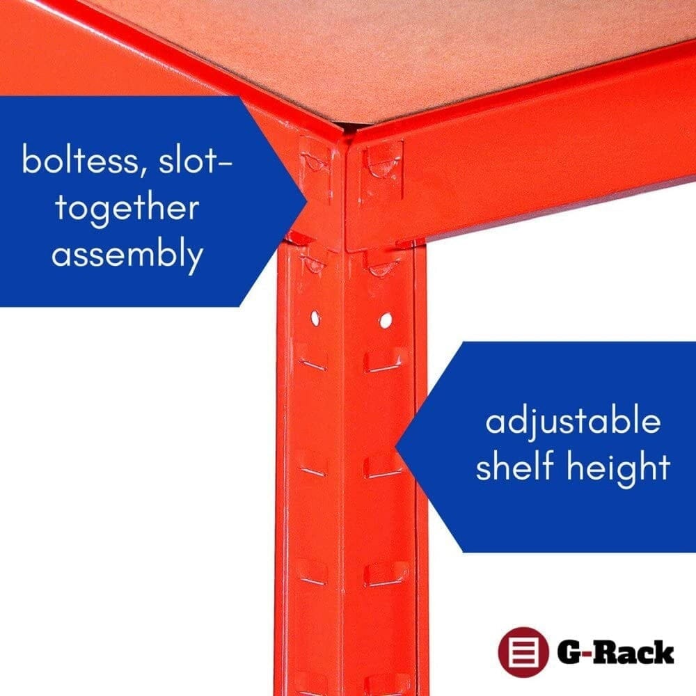 5 Tier Heavy Duty Boltless Shelving Unit