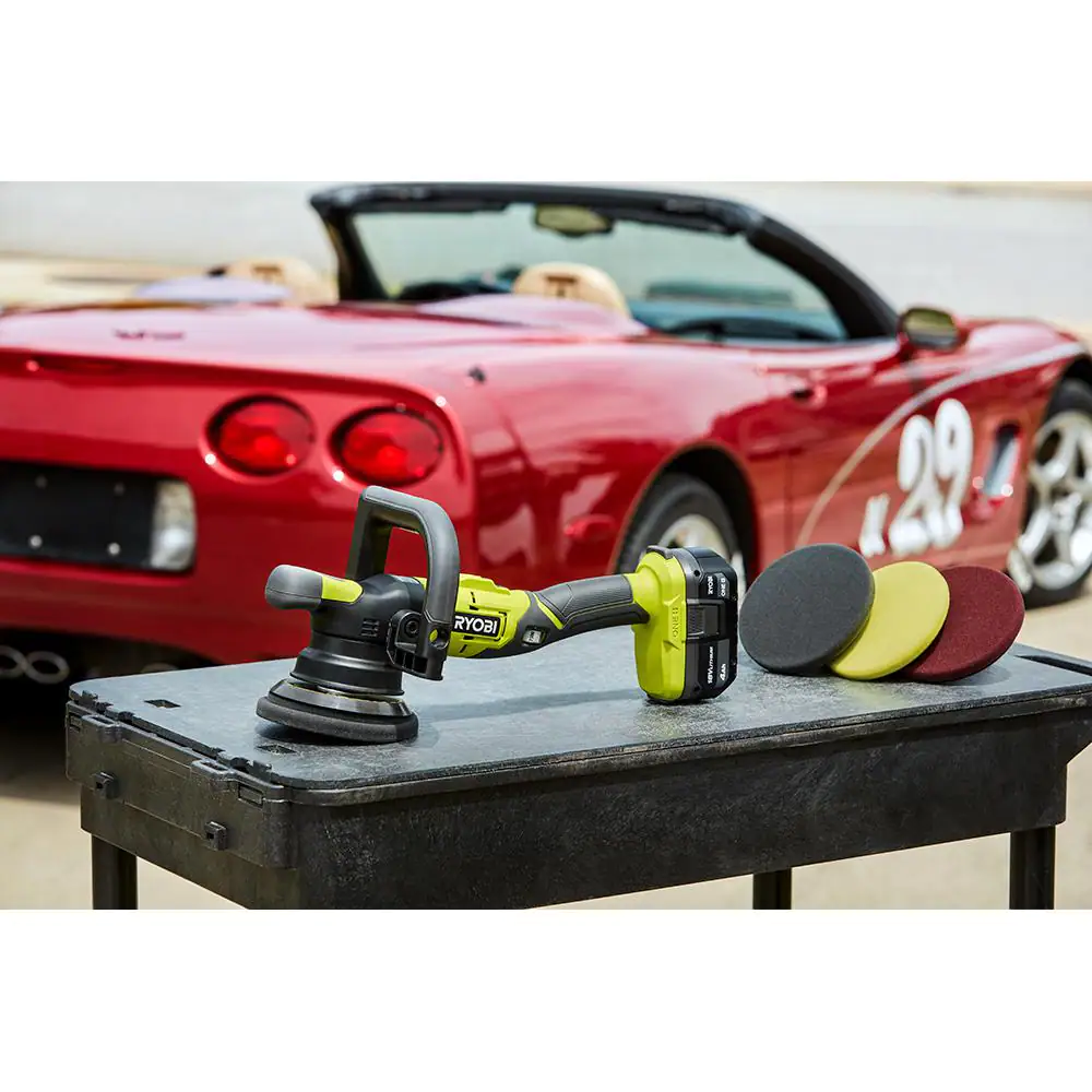 RYOBI PBF100B ONE+ 18V 5 in. Variable Speed Dual Action Polisher (Tool Only)