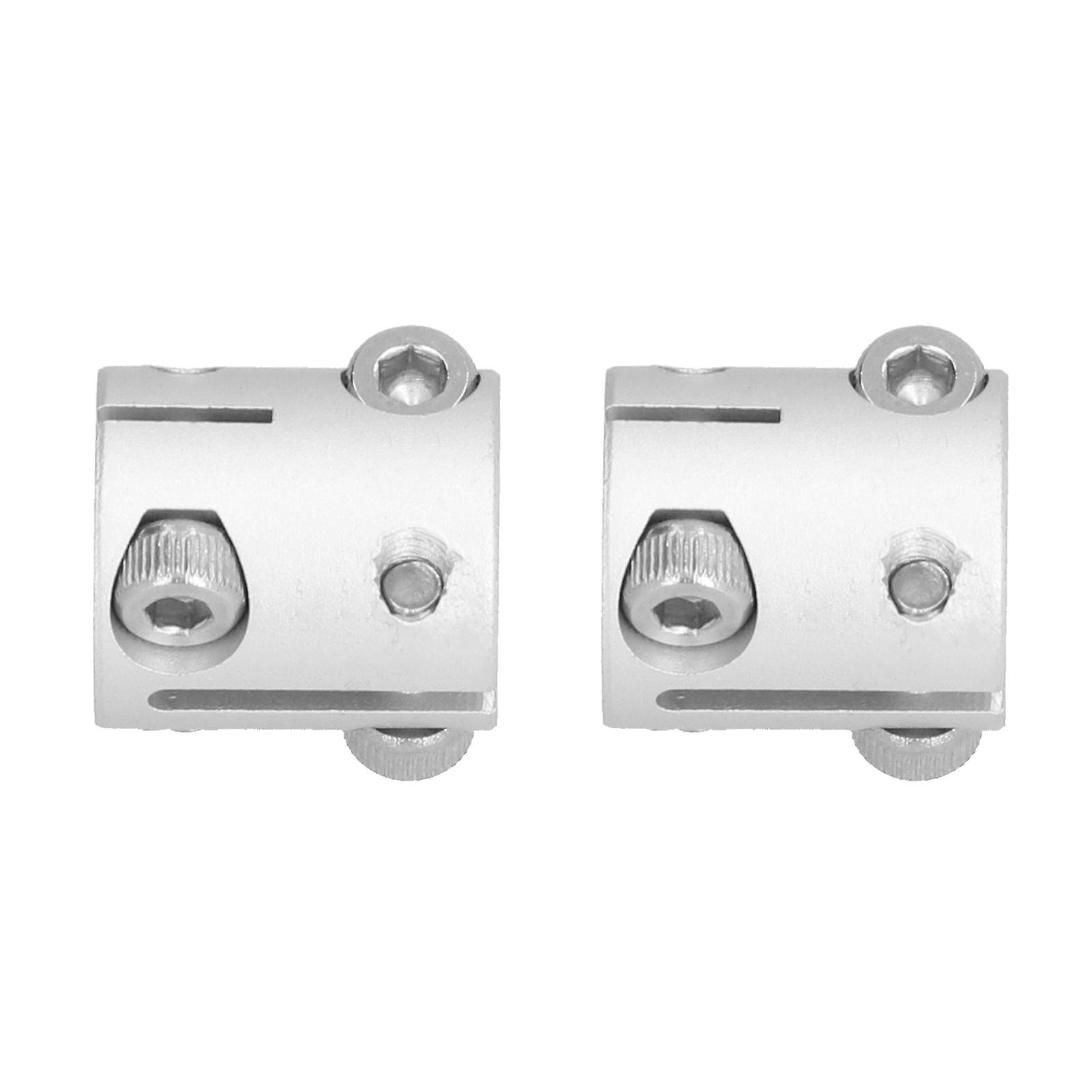 2pcs Shaft Coupler Aluminum Alloy D Hole To Hex Hole Shaft Coupling For Connecting Parts