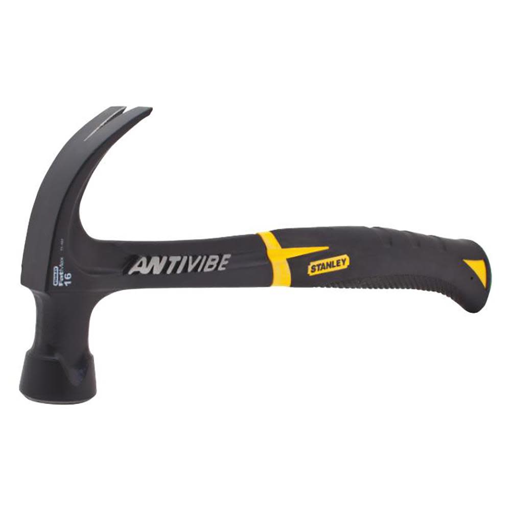 Stanley 16 oz FATMAX® Anti-Vibe® Curve Claw Nailing Hammer ;