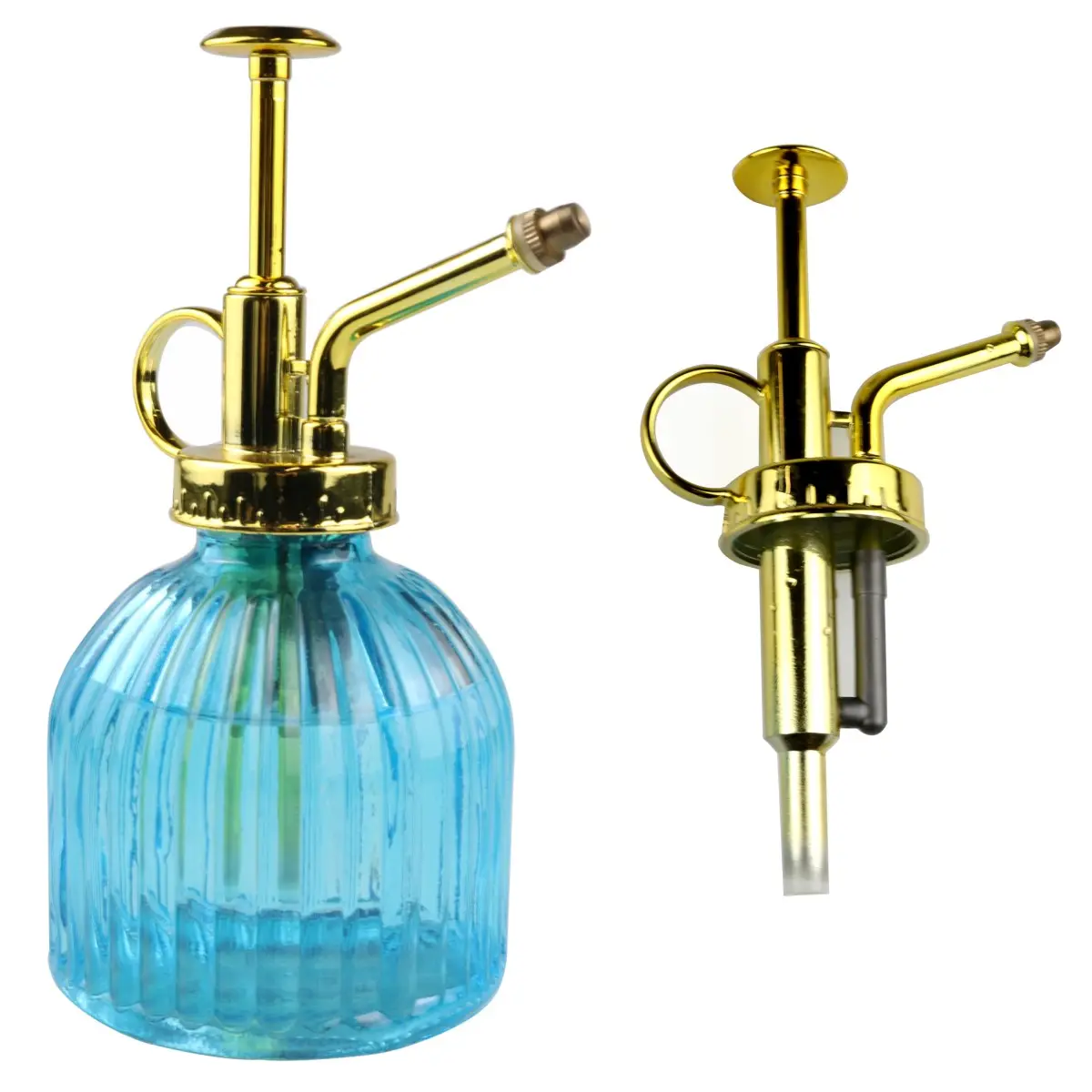 High Quality European Customized Color 1.50ml/T 33mm Flower Plant Watering Metal Mist Glass Sprayer