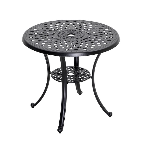 NUU Garden Outdoor 3 Pieces Cast Aluminum Bistro Set