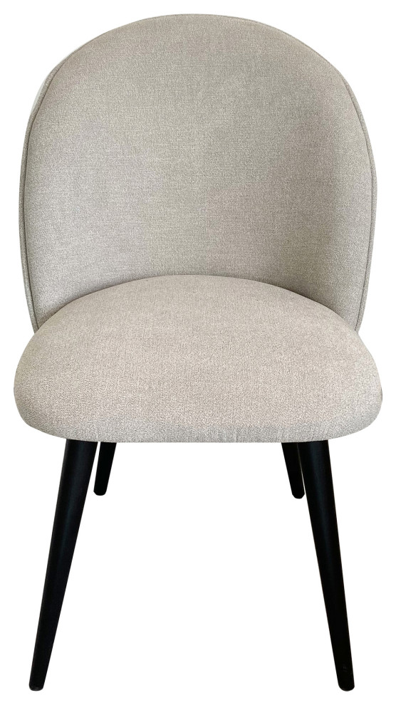 Clarissa Dining Chair Grey M2   Contemporary   Dining Chairs   by Kolibri Decor  Houzz