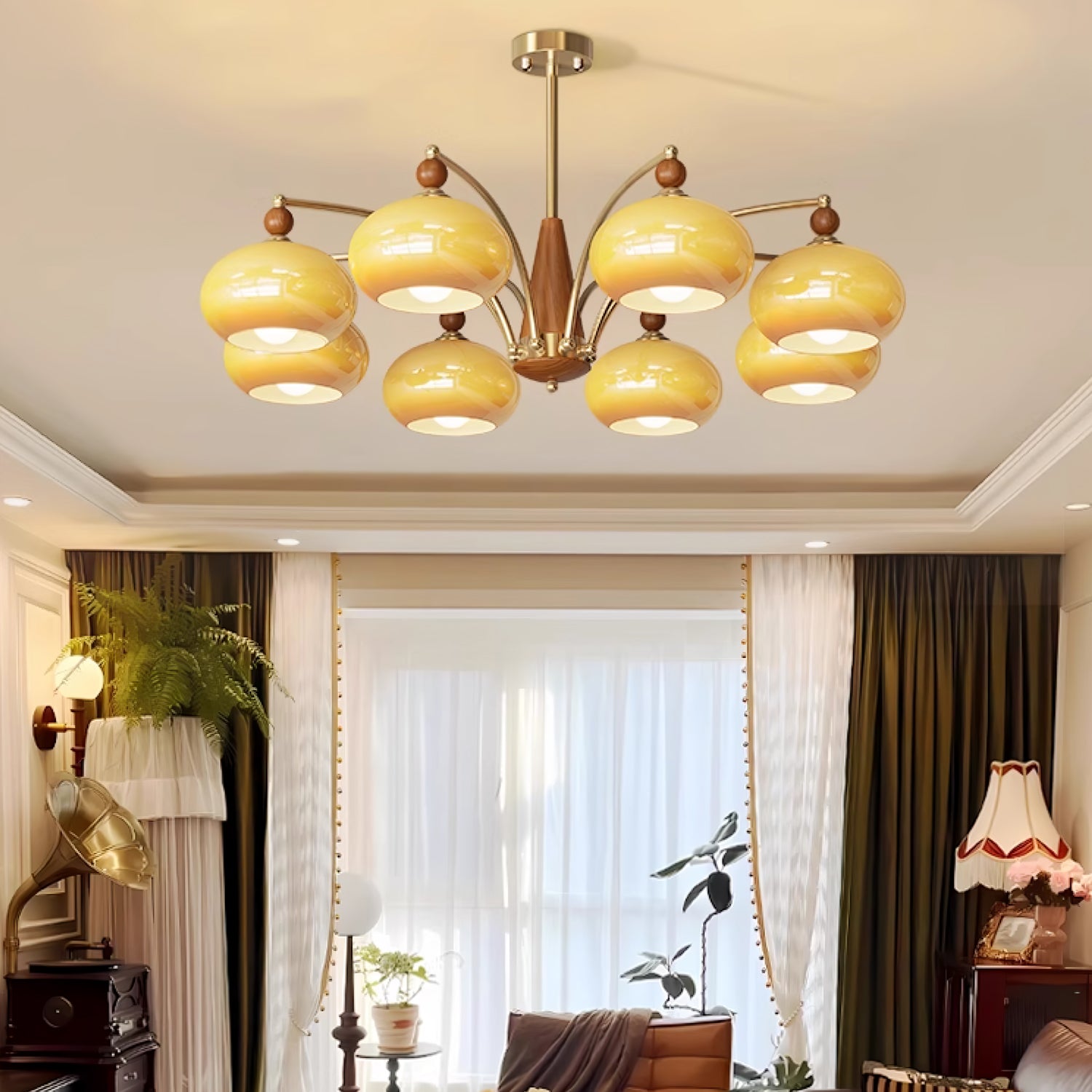 Retro Calliope Chandelier