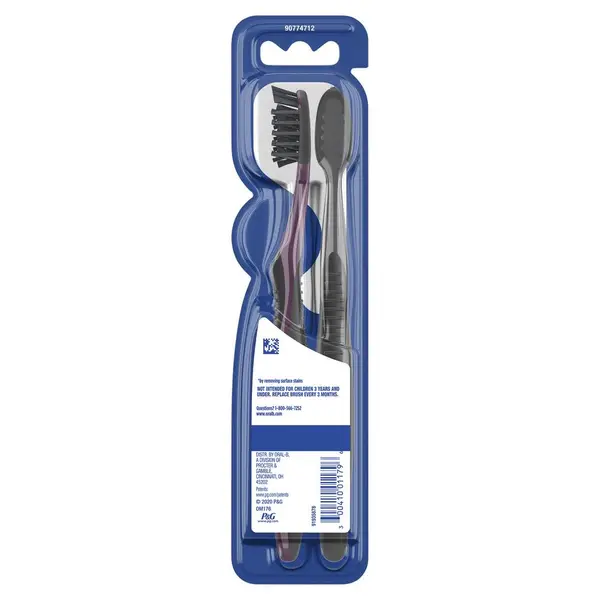 Oral-B Charcoal Toothbrush Twin Pack