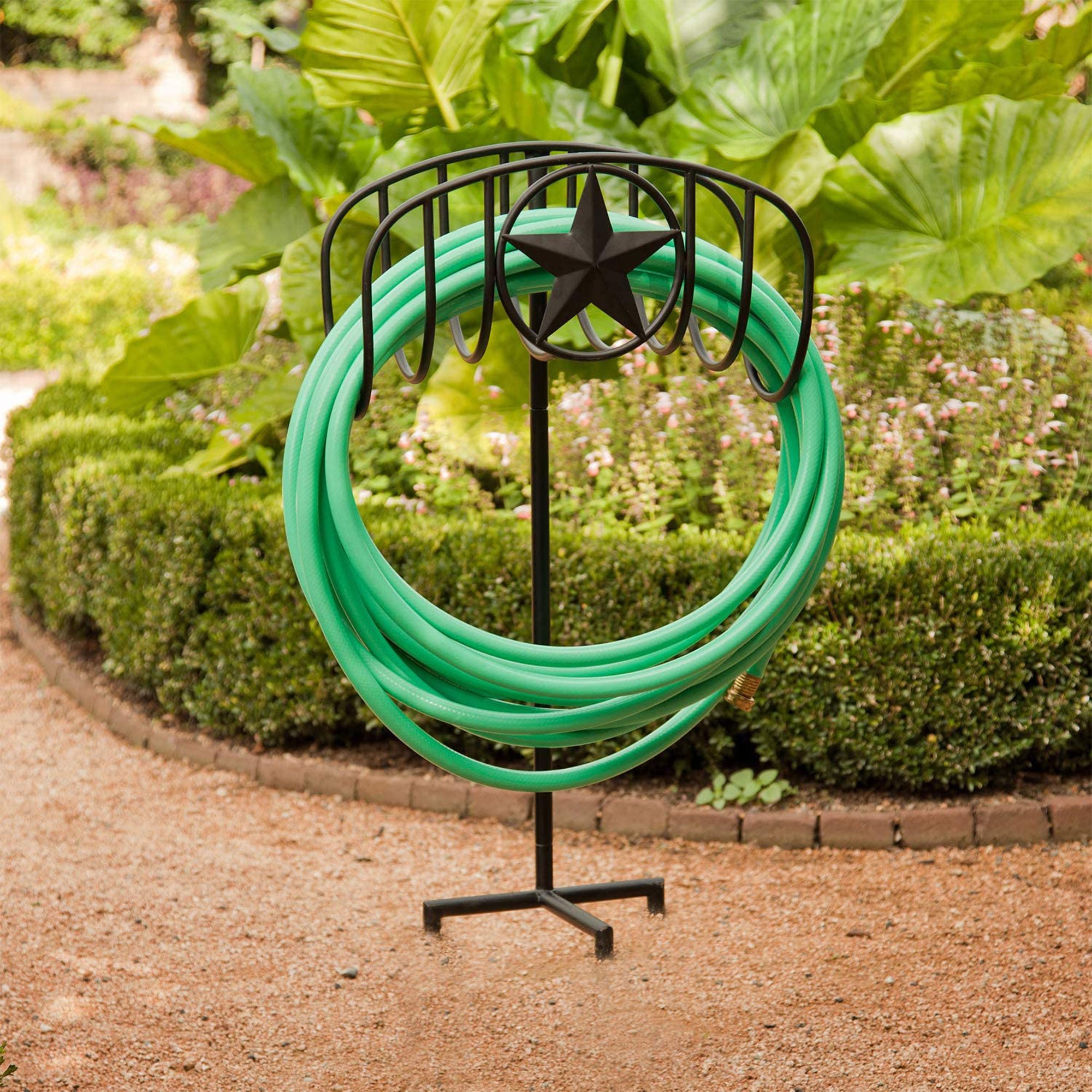 Liberty Garden Manger 125' hose stand with Star