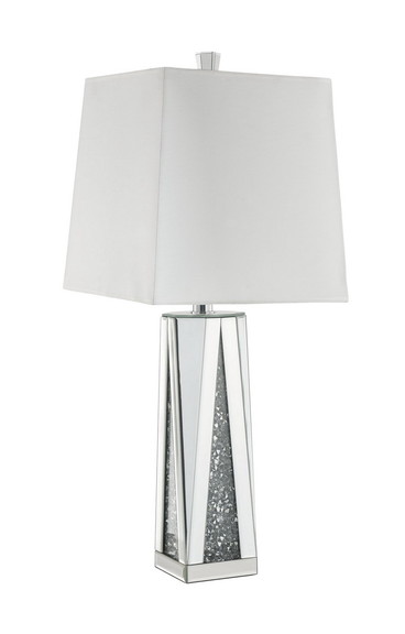 Benjara BM207535 Contemporary Square Table Lamp wi...