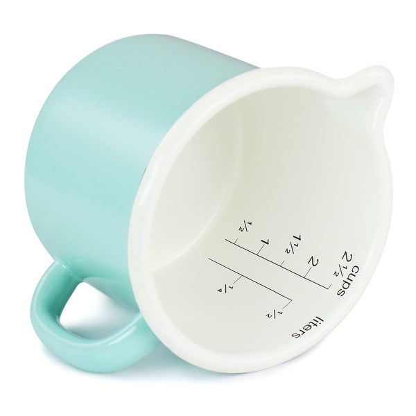 2.5 Cup Enamel on Steel Measuring Cup - One Piece