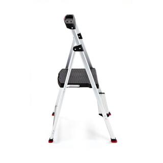 Rubbermaid 2-Step Aluminum Step Stool with 225 lb. Load Capacity Type II Duty Rating RMA-2-COM
