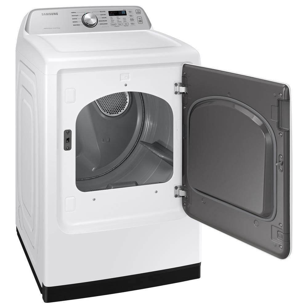  7.4 cu.ft. vented front load Smart Electric Dryer with Sensor Dry in White DVE47CG3500W