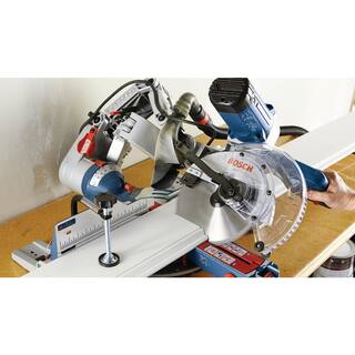 Bosch 15 Amp Corded 10 in. Dual-Bevel Sliding Glide Miter Saw with 60-Tooth Carbide Saw Blade CM10GD