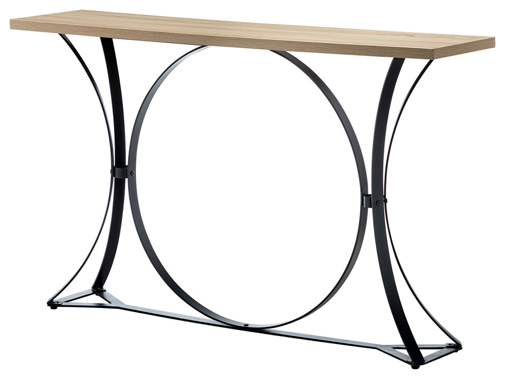 Maurice 47 quotConsole Table   Industrial   Console Tables   by Karat Home  Houzz