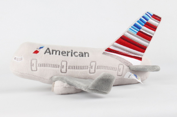 Daron MT004 1 American Airlines Plush Airplane W/S...