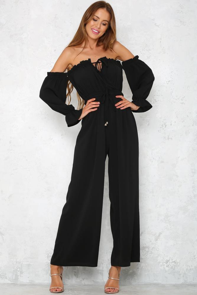 Heart Of Glass Jumpsuit Black