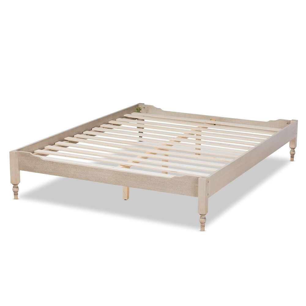 The Gray Barn Melanie Mount French Bohemian Wood Platform Bed Frame