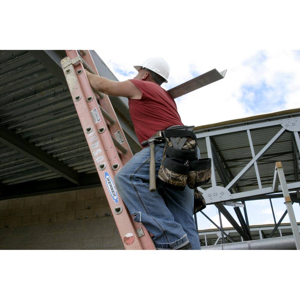 Werner 36 ft. Fiberglass D-Rung Extension Ladder with 300 lbs. Load Capacity Type IA Duty Rating D6236-2