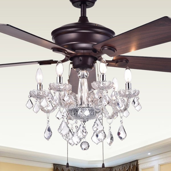 Warehouse of  Havorand 5-blade Ceiling Fan - Brown Shopping - The Best Deals on Ceiling Fans | 22932069