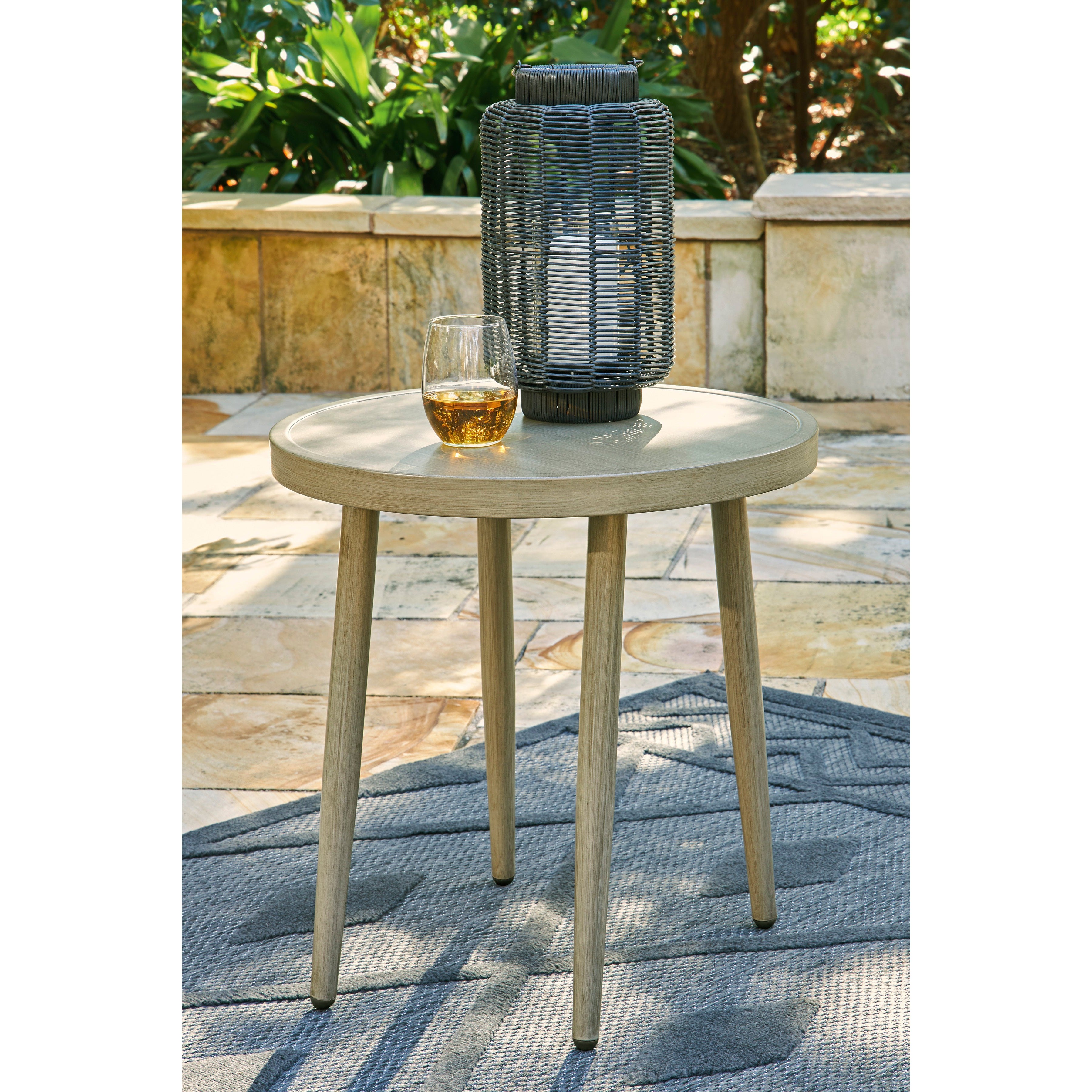 Rope Outdoor 22 Round End Table