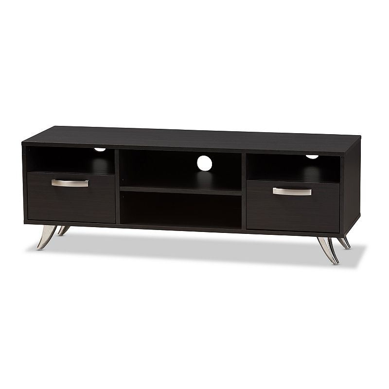 Baxton Studio Modern Espresso TV Stand