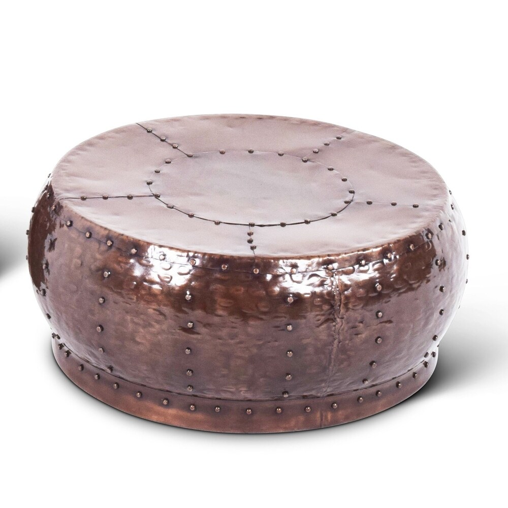 Chatra Antiqued Round Coffee Table by Greyson Living