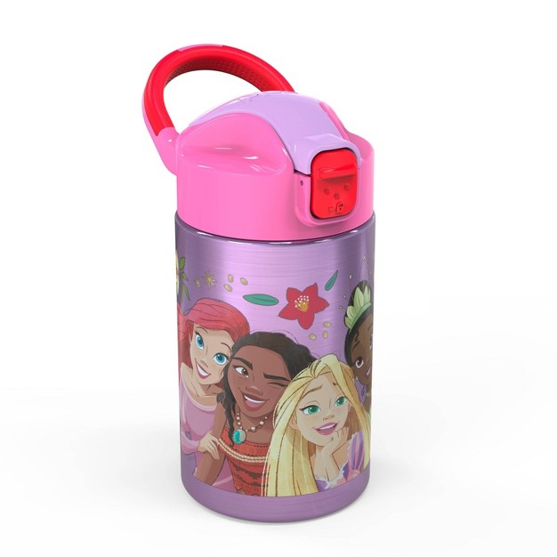 Disney Princess 14oz Stainless Steel Double Wall Valiant Bottle Zak Designs