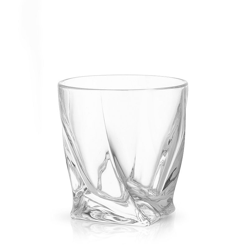 JoyJolt Atlas 4-pc. Crystal Whiskey Glass Set