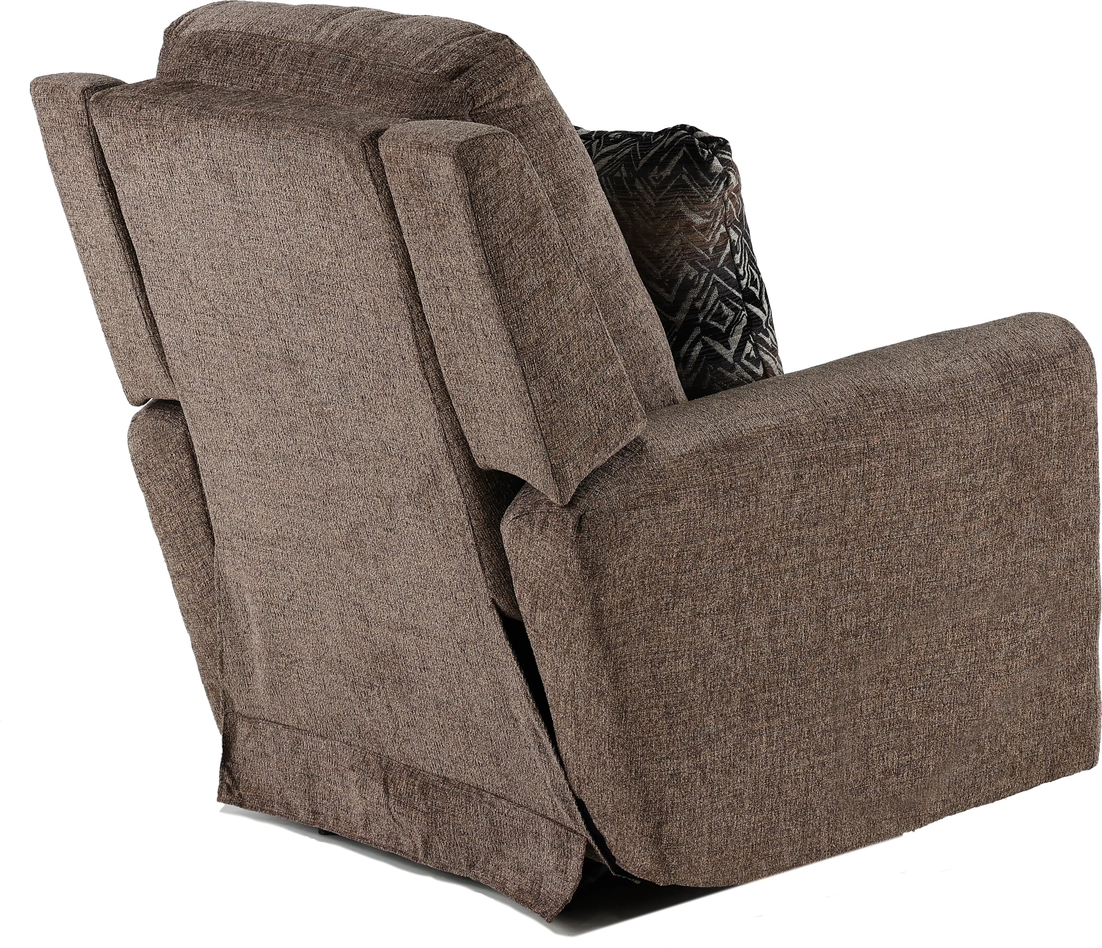 Calvin Otter Brown Wall Hugger Power Recliner