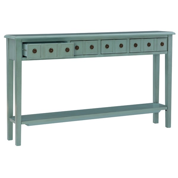 Sadie Wood Entryway Console Table