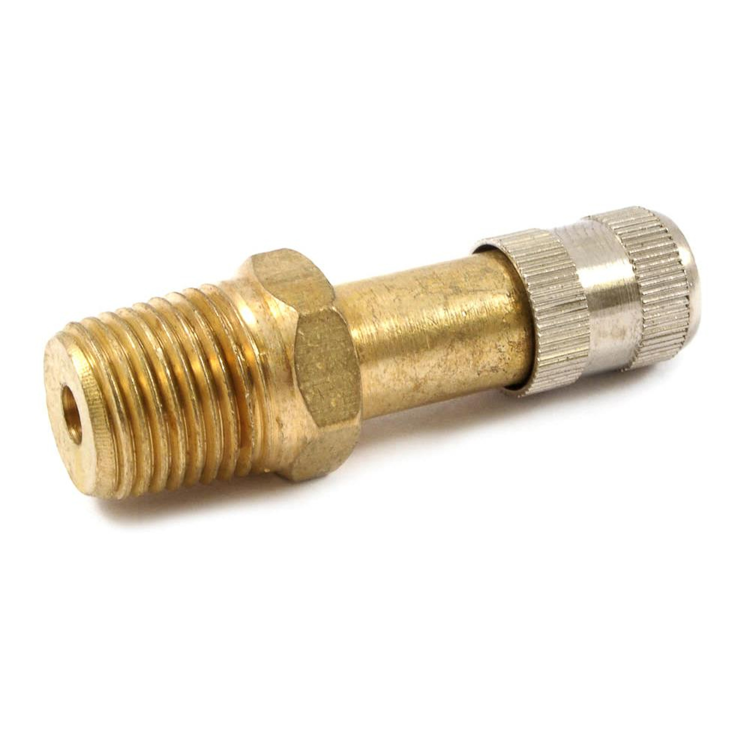 Forney Brass/Steel Tank Valve 1/8 in. Male 2 pc