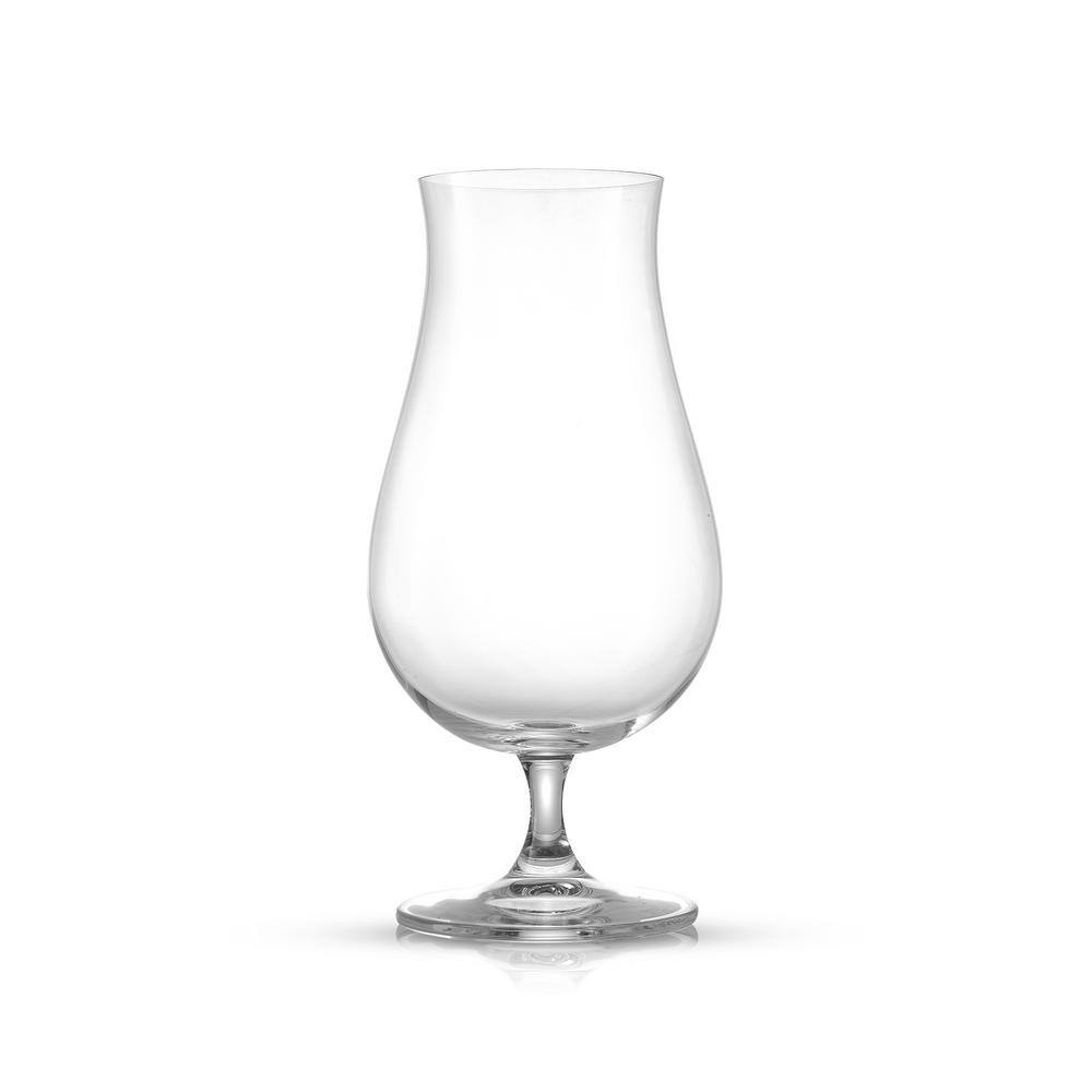 JoyJolt Terran 17 oz. Clear Crystal Hurricane Cocktail Glass (Set of 8) MC202126