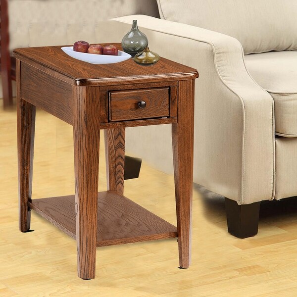 Chromcraft Peter Revington End Table in Walnut Finish