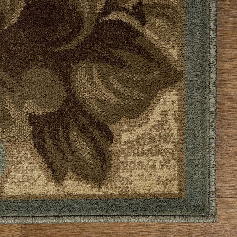 SUPERIOR Traditional Oversized Floral Border Power-Loomed Indoor Area Rug or Runner